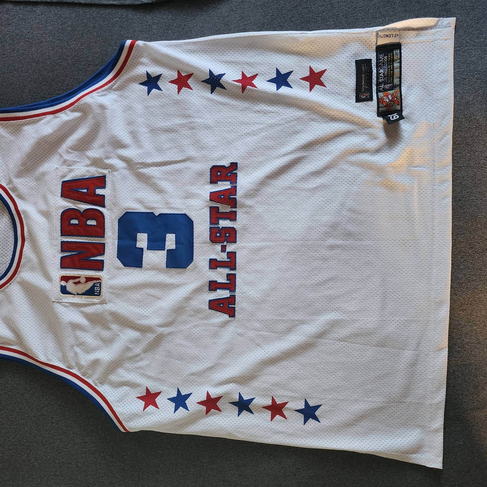 Allen Iverson Hardwood Classics NBA All-Star Jersey with Red and Blue Stars